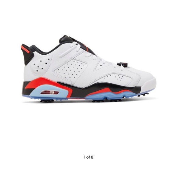 GOLF Jordan 6 White and Infared - Picture 1 of 7